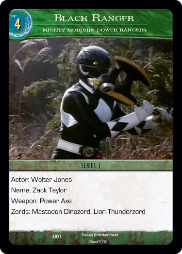 4. Black Ranger