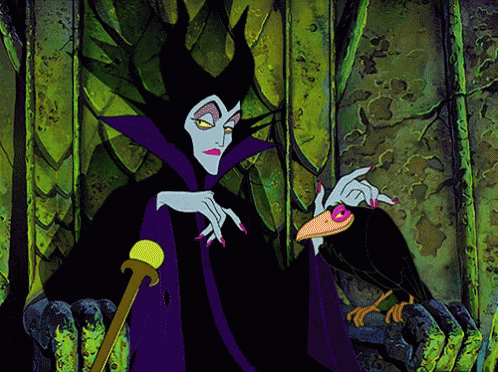 animated maleficent.gif