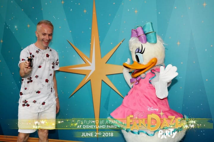 Douglas Rickard and Daisy Duck do a selfie.jpg