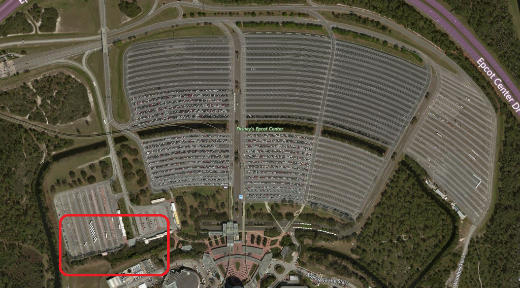 Epcot Parking lot.png