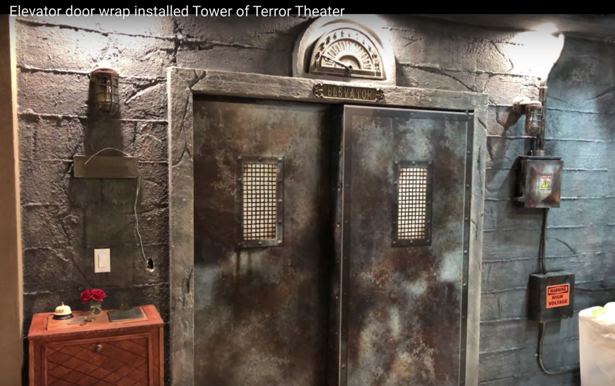tower of terror elevator interior