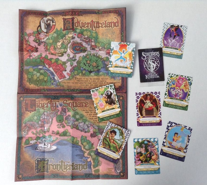 WDW- Sorcerer's of the Magic Kingdom cards and map.jpg