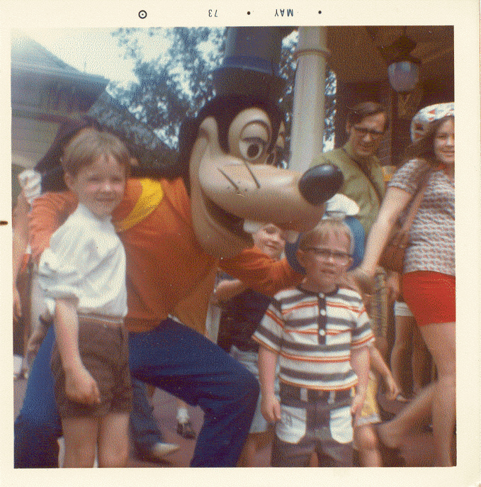 With Goofy & Michael 1973.jpg