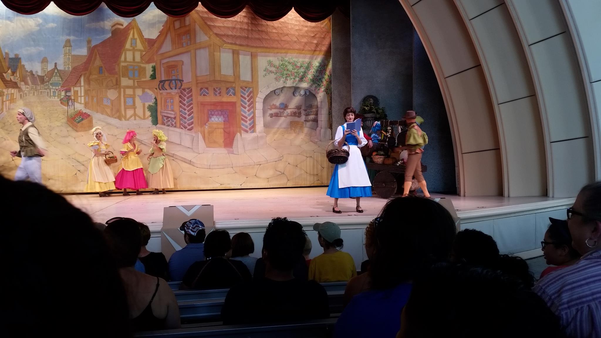 Belle in Beauty and the Beast Live on Stage