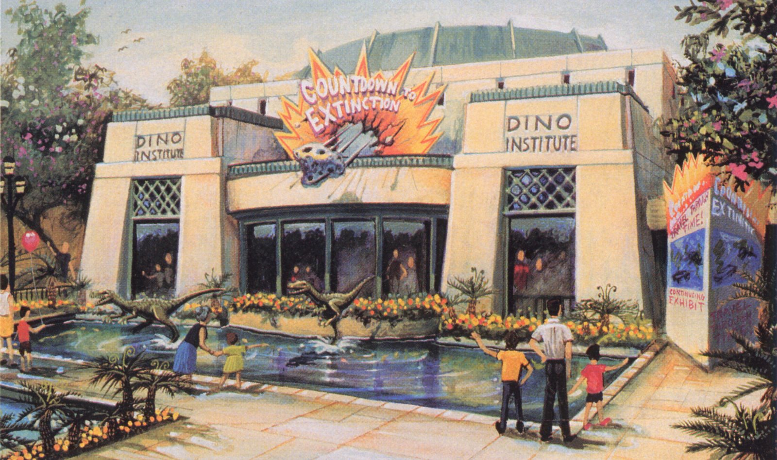 Countdown to extinction exterior wdwmagic unofficial walt disney