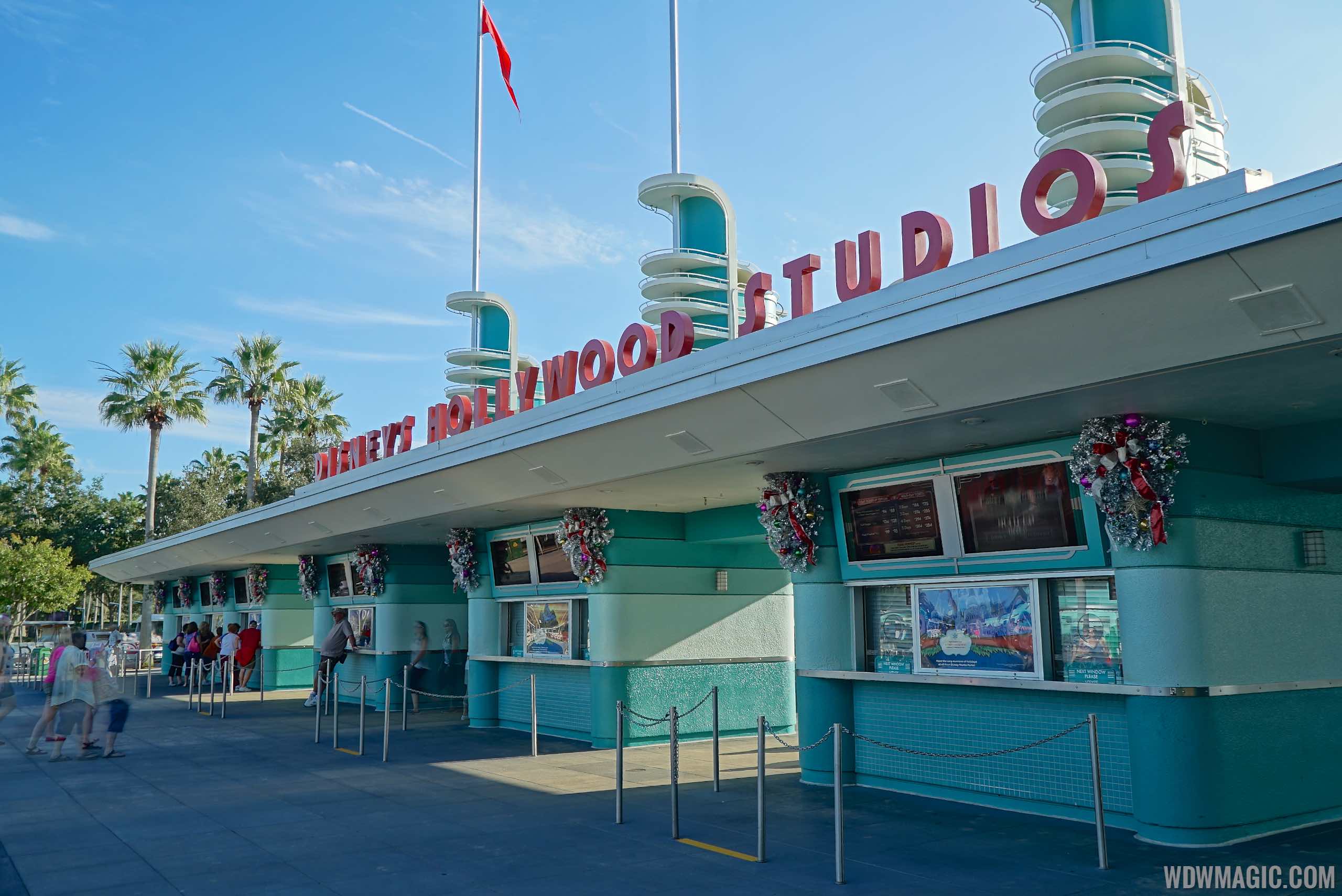 Disney's Hollywood Studios holiday decorations