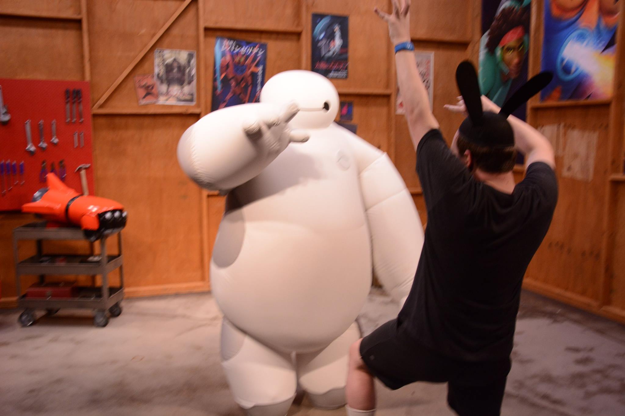 Doing to Baymax Fist Bump