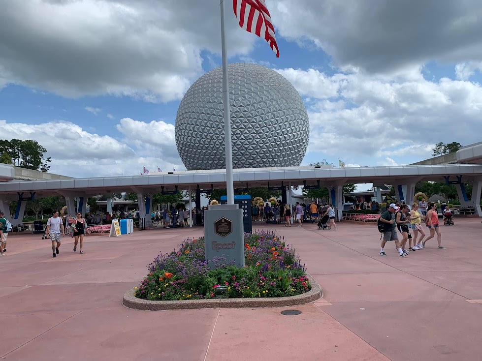 Epcot's entrance