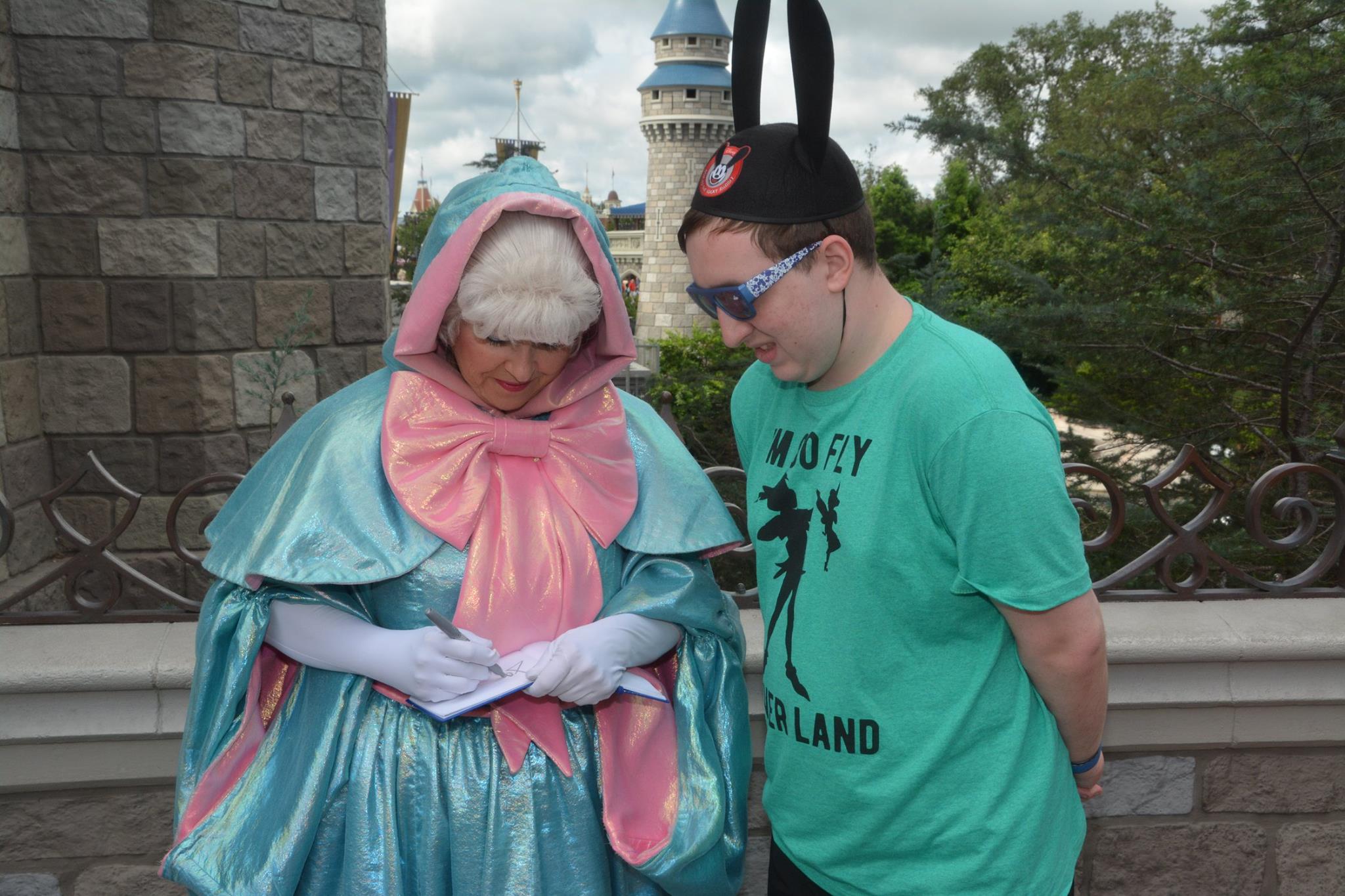 Fairy Godmother signing my book