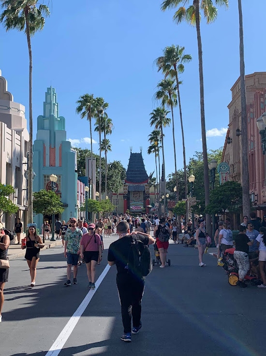 Hollywood Blvd view