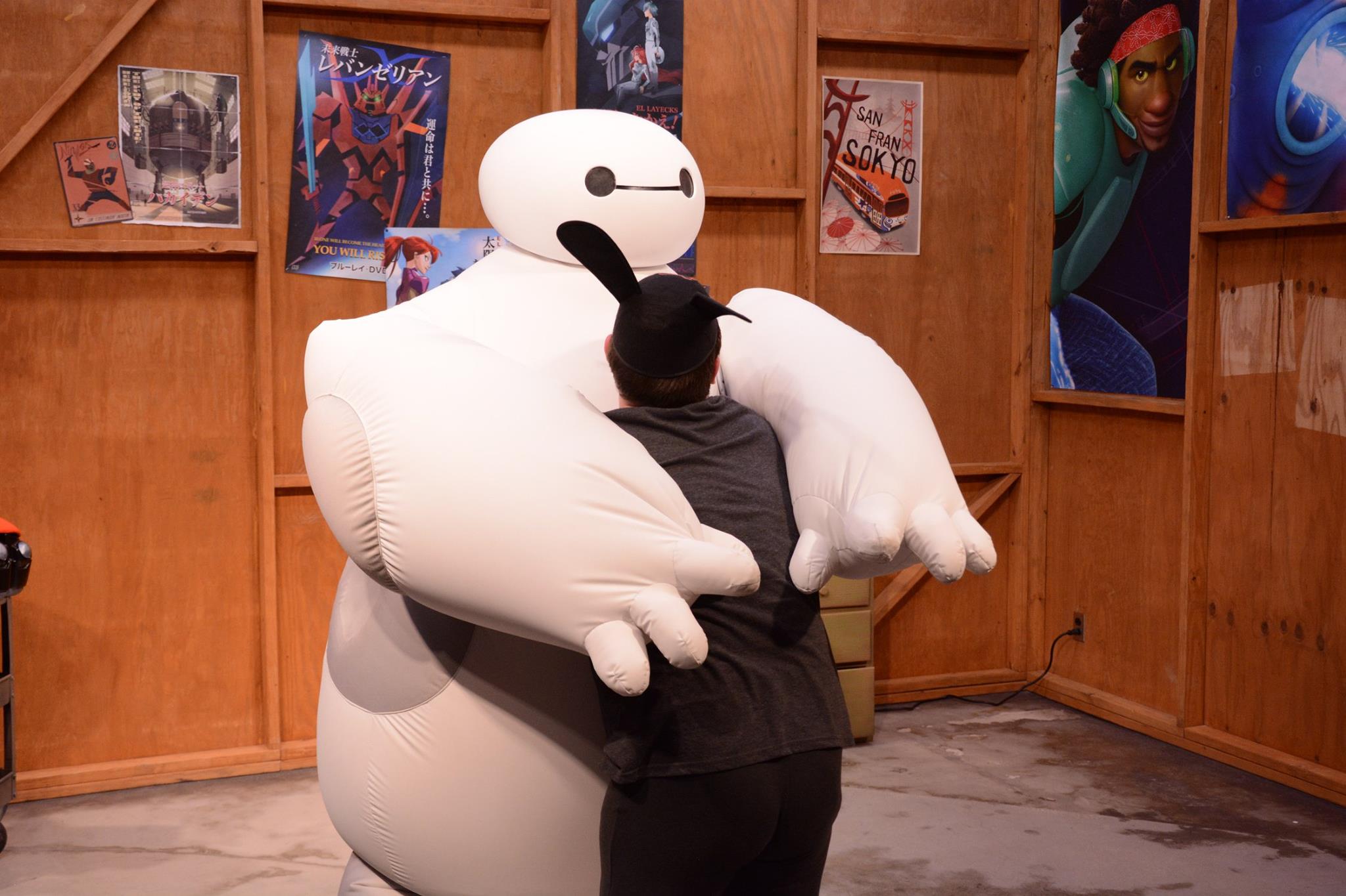 Hugging Baymax