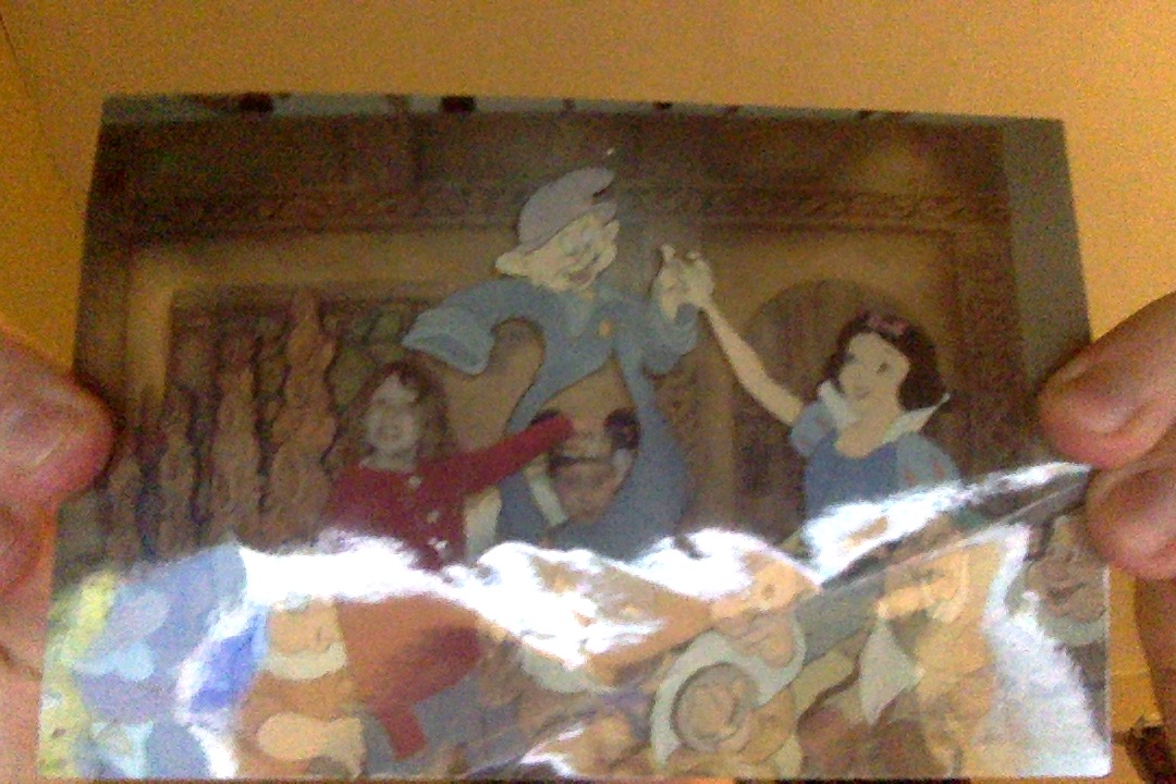 Me and Little Sis with the Snow White Cutout(2010)