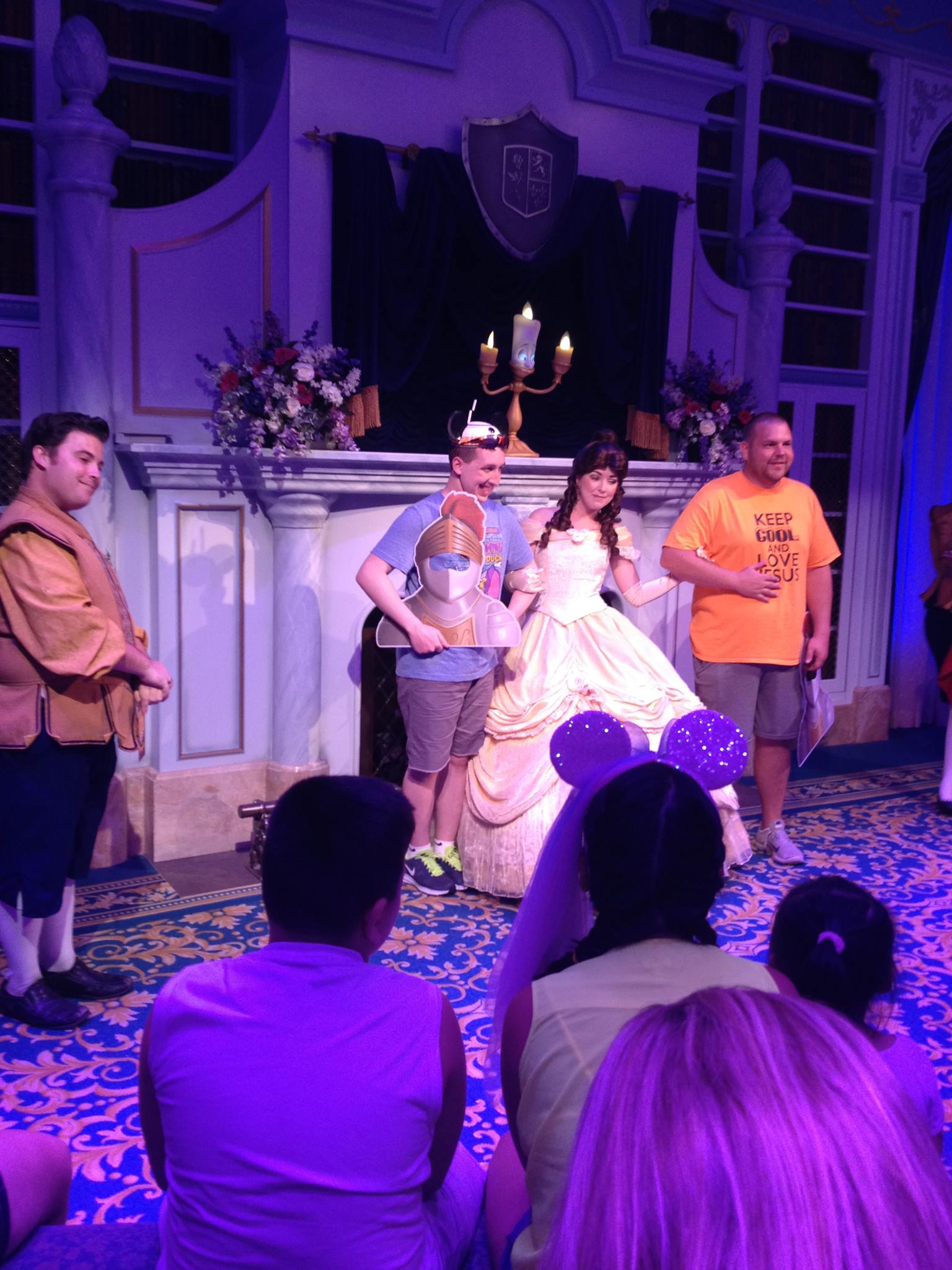 Me and some random guy with Belle