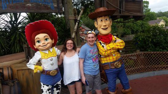 Meeting Woody and Jessie