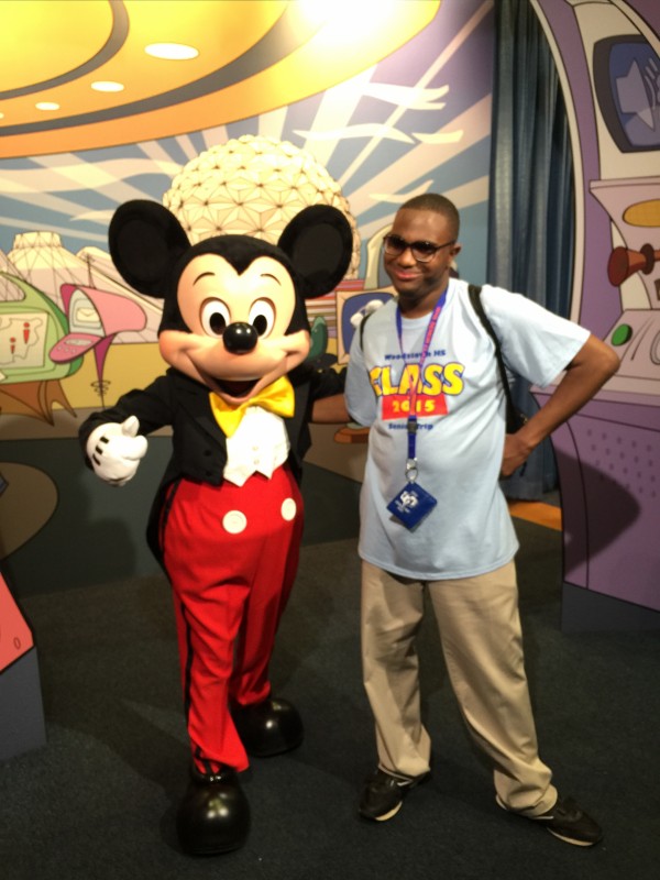 Mickey at Epcot (April 28 2015)