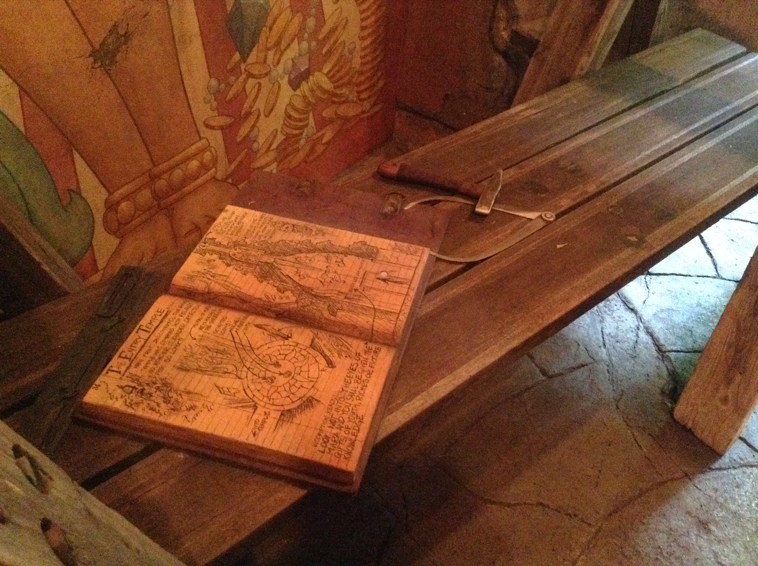 Missing 'note' on workbench - 'Indiana Jones Adventure'