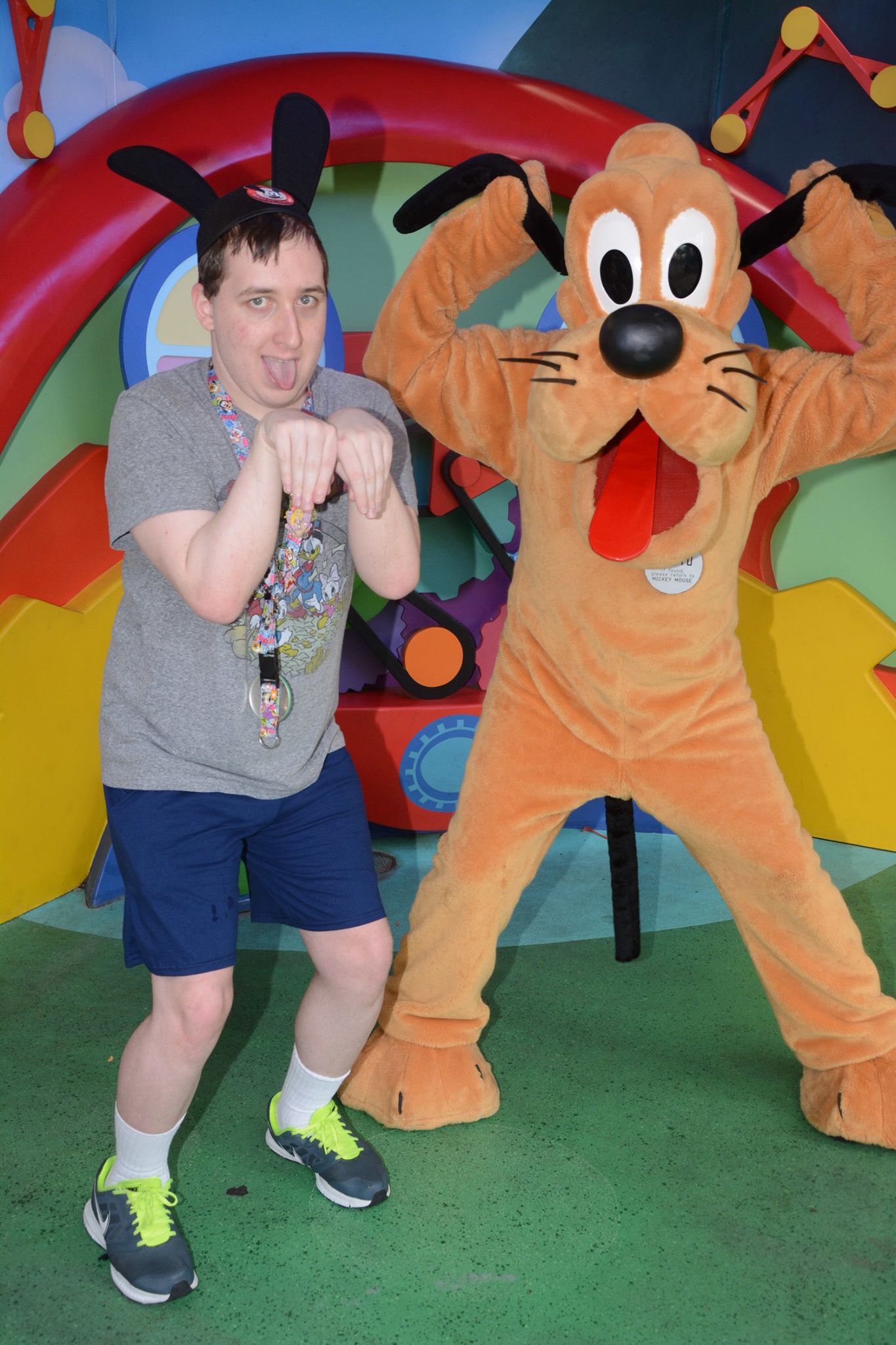 Posing like a Dog with Pluto