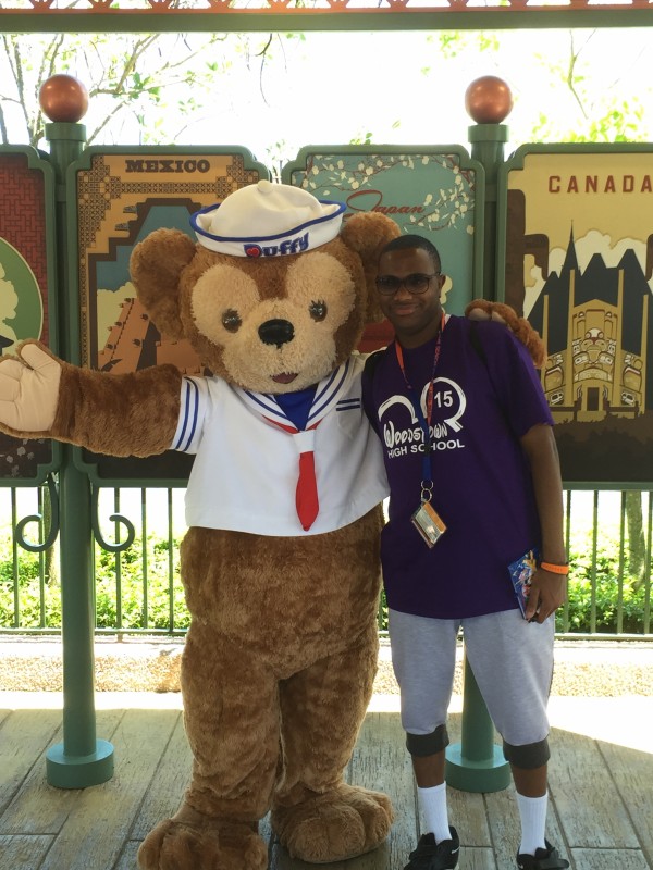 Posing with Duffy (May 2 2015)