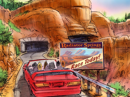 Radiator Springs Racers Art