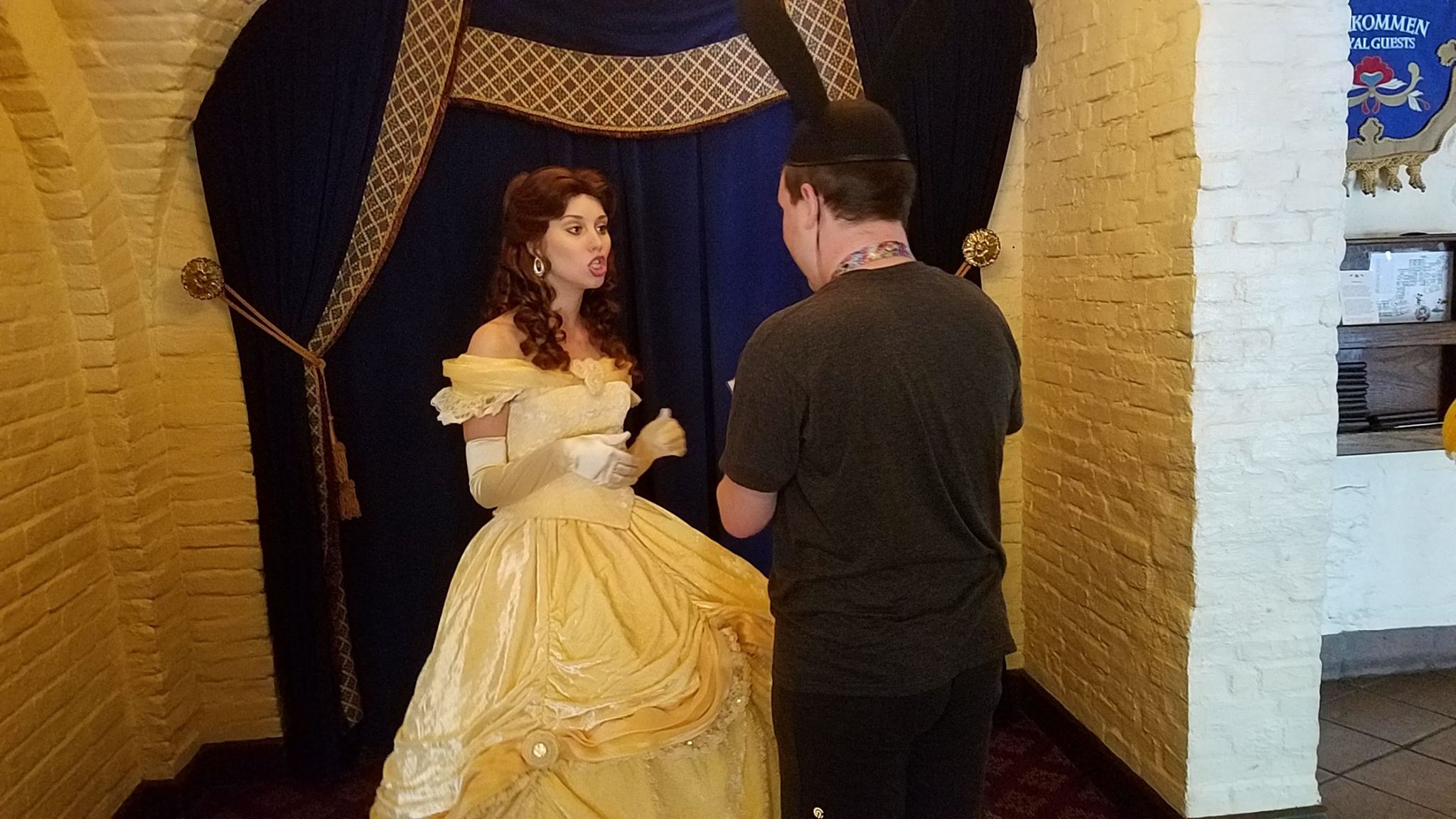 Talking to Belle