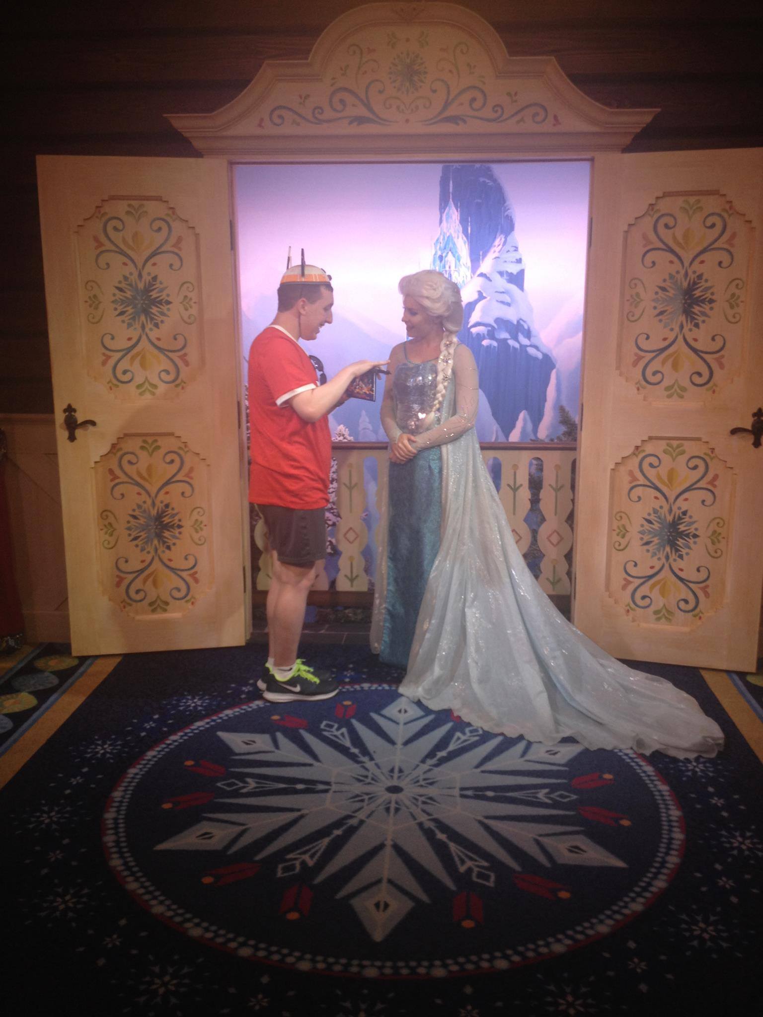 Talking to Queen Elsa