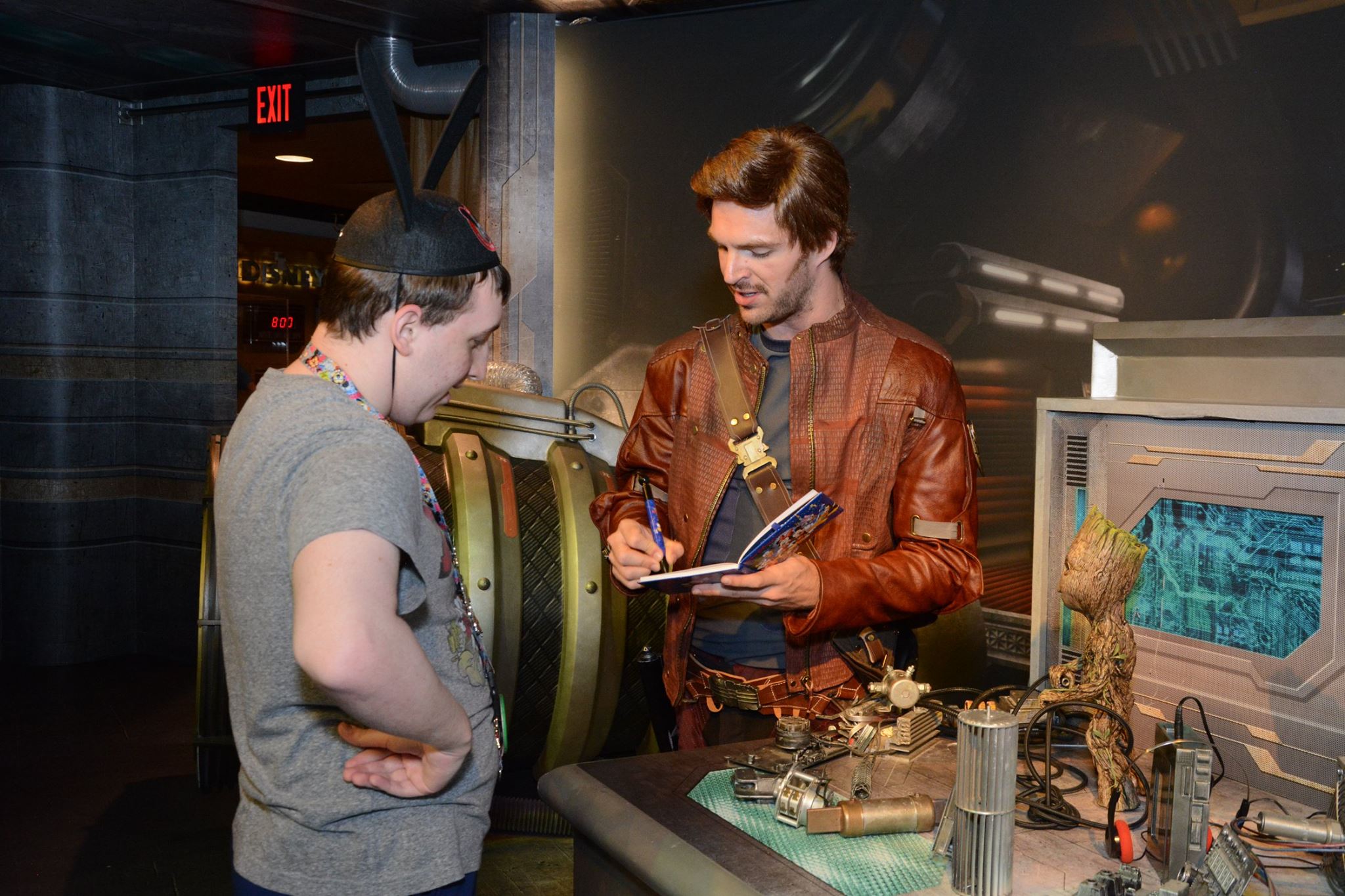 Talking with Star Lord