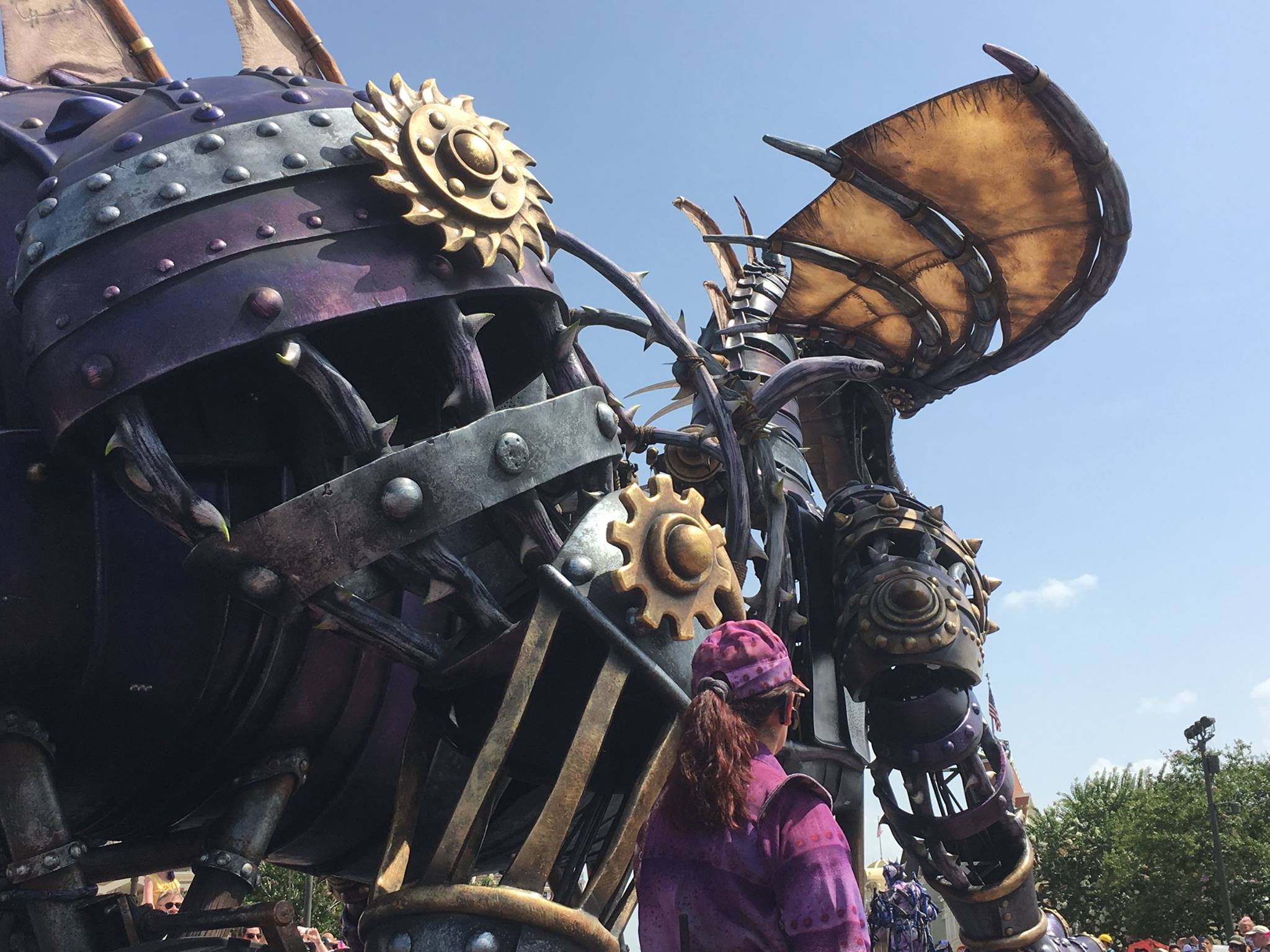 The rear of Dragon Maleficent