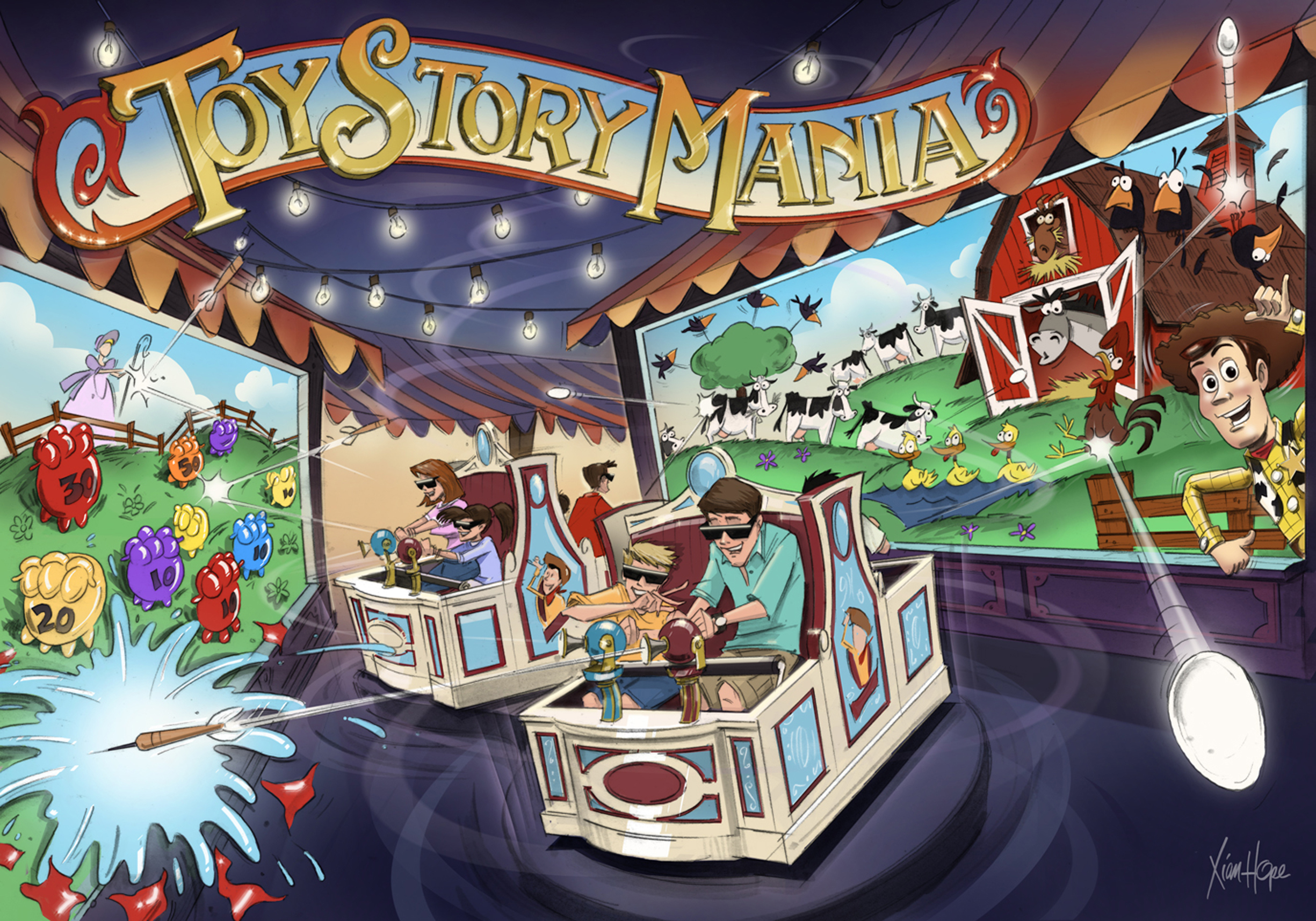 Toy Story Midway Mania Concept Art